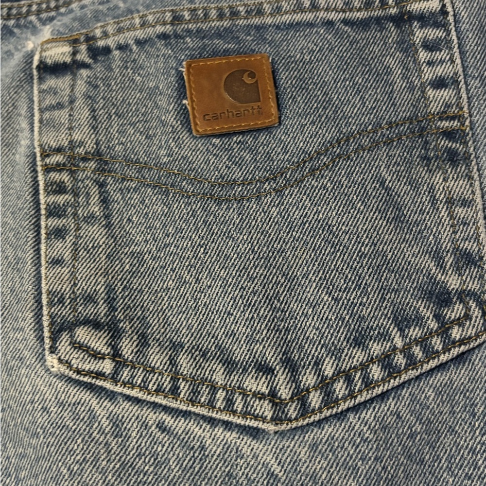 Carhartt Men's Light Blue Relaxed Jeans - Picture 11 of 14